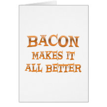 Bacon Greeting Cards