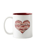 Bacon Hearted mugs