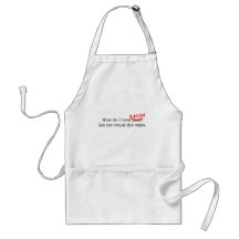 Bacon How Do I Love Thee Aprons