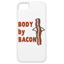 BACON Humor Body By Bacon iPhone 5 Cases