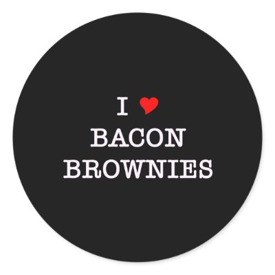 Bacon I Love Brownies by justbacon