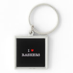 Bacon I Love Rashers keychains