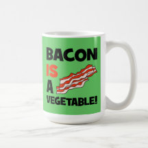 bacon is a vegetable coffee mug