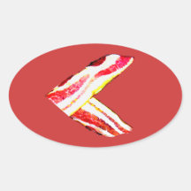 Bacon Is Greater Than . . . Oval Sticker