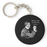 Bacon Let There Be Key Chain