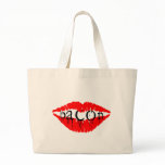 Bacon Lips Canvas Bag