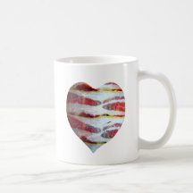 Bacon Love Heart Mug