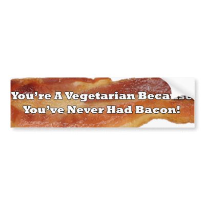 Bacon Lover Sticker Bumper Stickers by yummybacon