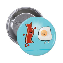 Bacon Loves Eggs Pin