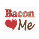 Bacon Loves Me Post Cards