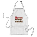 Bacon Makes Me Happy aprons