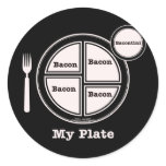 Bacon My Plate stickers