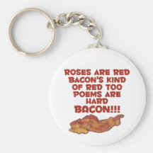 Bacon Poem Keychains