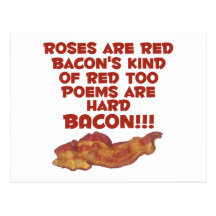 Bacon Poem Postcards