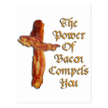 Bacon Power Post Cards