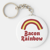 Bacon Rainbow Keychain