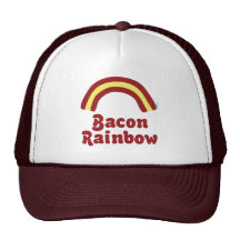 Bacon Rainbow Trucker Hat