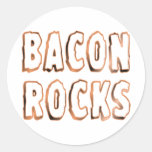 Bacon Rocks Round Sticker