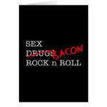 Bacon Sex Rock n Roll cards
