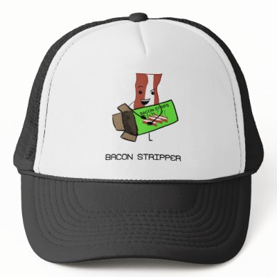 Bacon Stripper Hat by Dingbatz