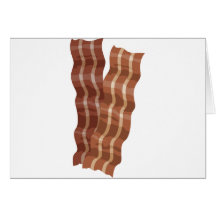 Bacon Strips Greeting Card