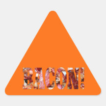 BACON! TRIANGLE STICKERS