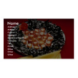 Bacon-wrapped seafood hors d'oeuvres business card