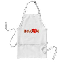 Bacon X O X LOVE Aprons