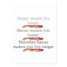 baconlogicwithbacon carte postale