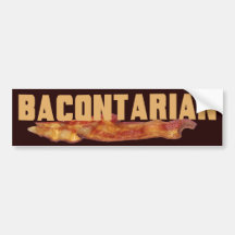 Bacontarian Bumper Sticker
