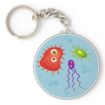 Bacteria Keychains