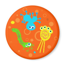 Bacteria Refrigerator Magnet