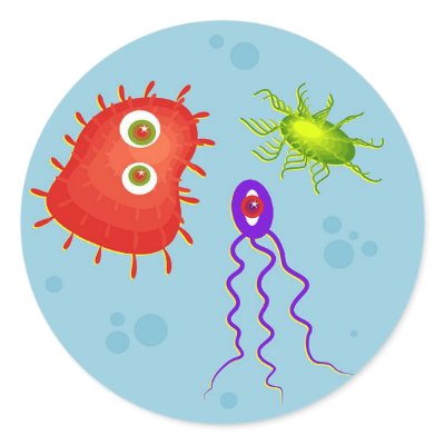 Bacteria Stickers by prawny