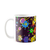Bacteria Wallpaper Mugs