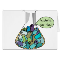 Bacterial Culture Greeting Card