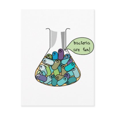 Bacterial Culture Postcard by SuperBug