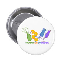 Bacterial Friends Button