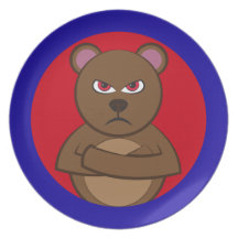 Bad angry bear flacher teller