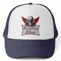 Bad Ass Biker T-shirts and Gifts Trucker Hats