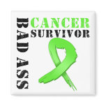 Bad Ass Non Hodgkins Lymphoma Survivor Fridge Magnets
