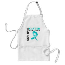 Bad Ass Ovarian Cancer Survivor Aprons