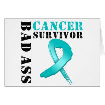 Bad Ass Ovarian Cancer Survivor Cards