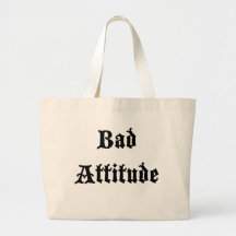 Bad Attitude Canvas Bag