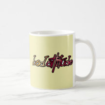 Bad Attitude - Pop Fashion Slogan Icon Mugs