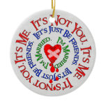 Bad Break-Up Excuses Christmas Ornament