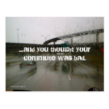 Bad Commute Post Cards