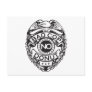 Bad Cop No Donut - Black Post Card