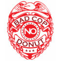 Bad Cop No Donut - Red t-shirts