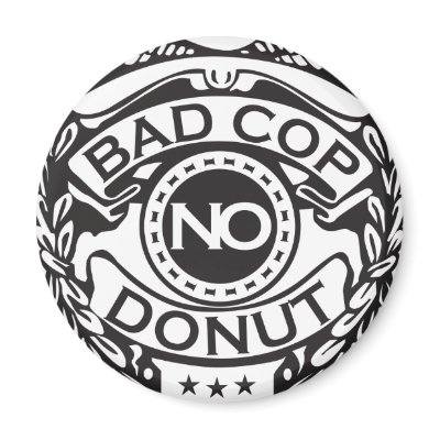 Bad Cop No Doughnut - Black by visualnewbie
