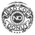 Bad Cop No Doughnut - Black stickers